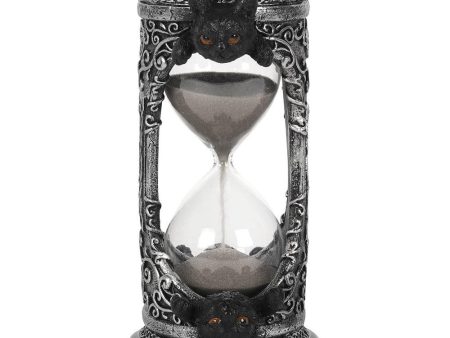 Large Black Cat Hourglass Timer Hot on Sale