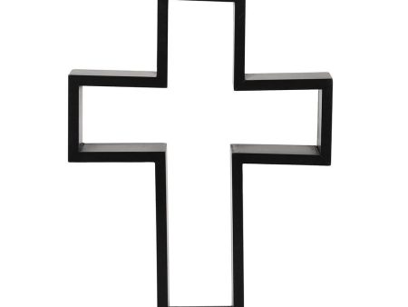 Black Crucifix Shelving Display Supply