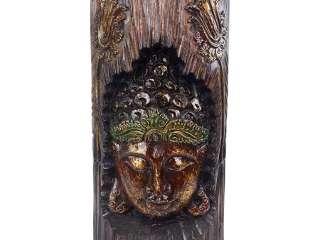 Albasia Wood Carved Buddha Decoration For Sale