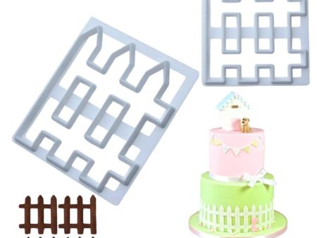 Fence Gate Plunger Cutter Fondant Cookie Biscuit Clay Cutter Discount