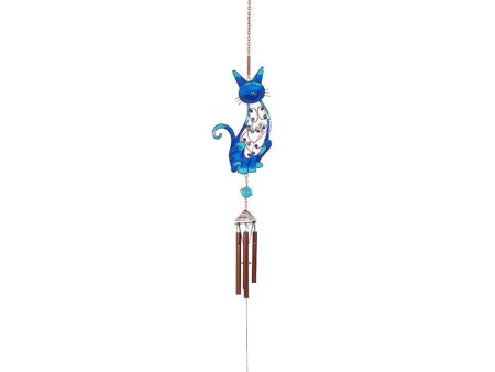 Blue Cat Windchime Online now