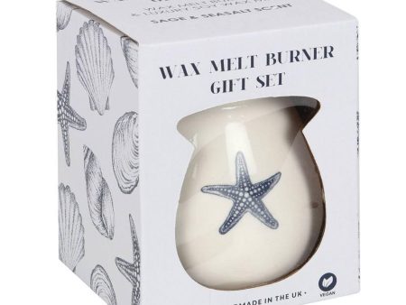 Starfish Wax Melt Burner Gift Set Supply