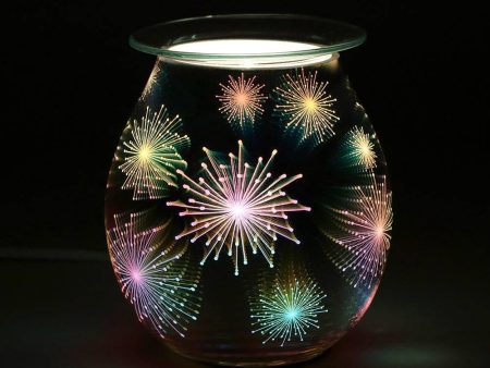 3D Firework Effect Light Up Electric Oil Burner Cheap