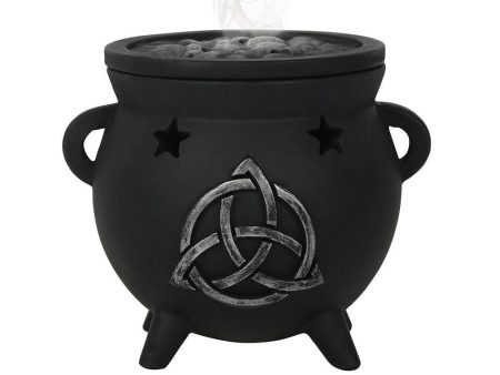 Triquetra Cauldron Incense Cone Holder For Discount