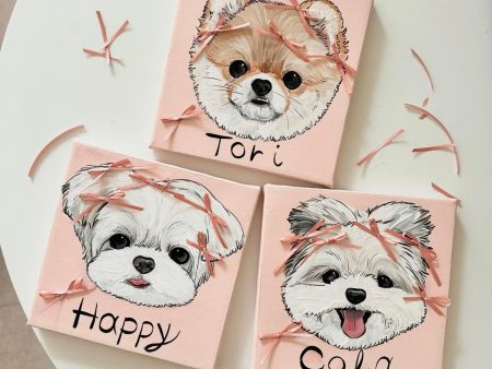 [PRE ORDER] Custom Pet Portrait Ribbons Online