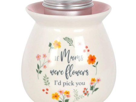 If Mums Were Flowers Wax Melt Burner Gift Set For Cheap