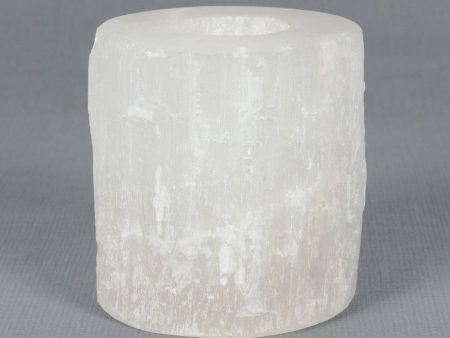 Selenite Cylinder Tealight Holder Discount