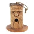 Pine Wood Green Man Bird House Online Hot Sale