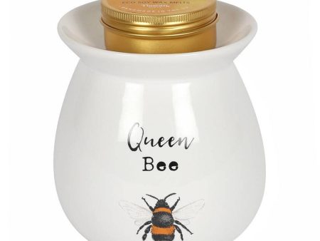 Large Queen Bee Wax Melt Burner Gift Set For Cheap