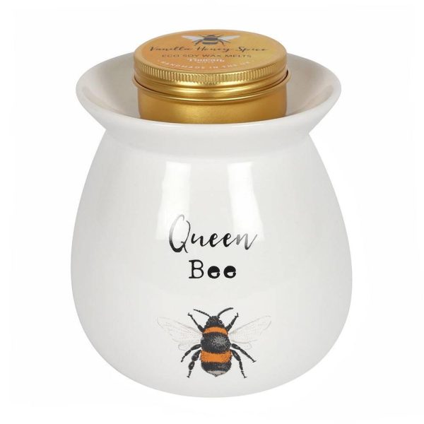 Large Queen Bee Wax Melt Burner Gift Set For Cheap