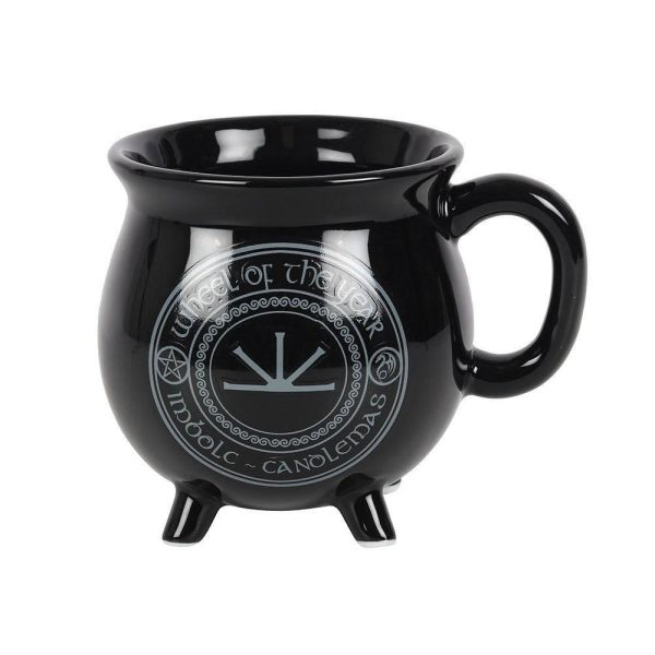 Imbolc Colour Changing Cauldron Mug by Anne Stokes Online Sale