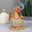 Yellow Hatching Dragon Incense Cone Burner Online