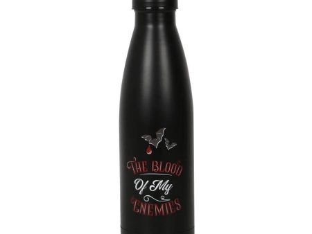 The Blood Of My Enemies Metal Water Bottle For Discount