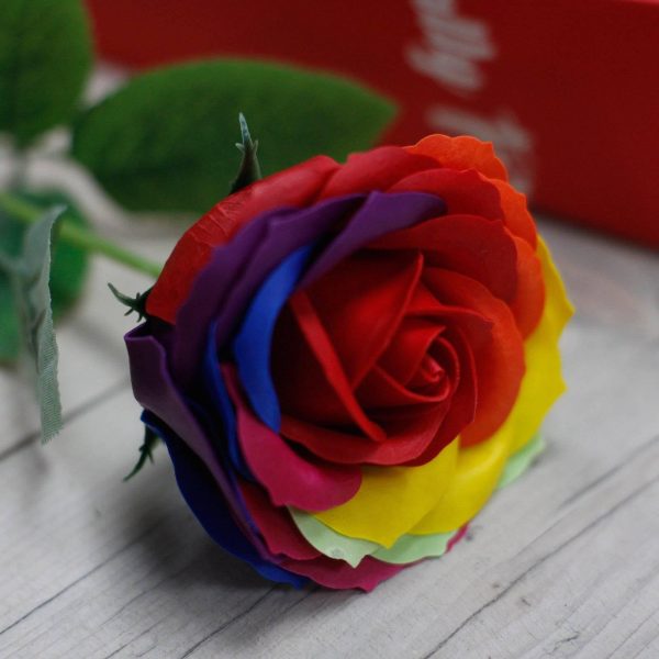 Luxury Soap Flower - Rainbow on Sale