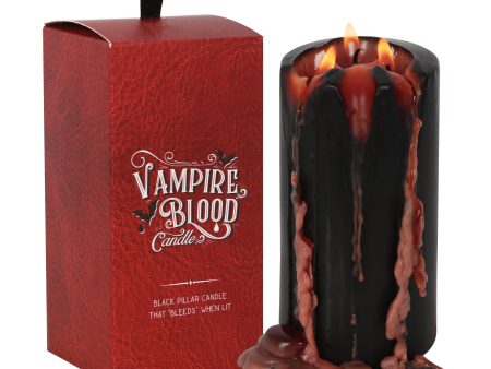 Large Vampire Blood Pillar Candle For Sale