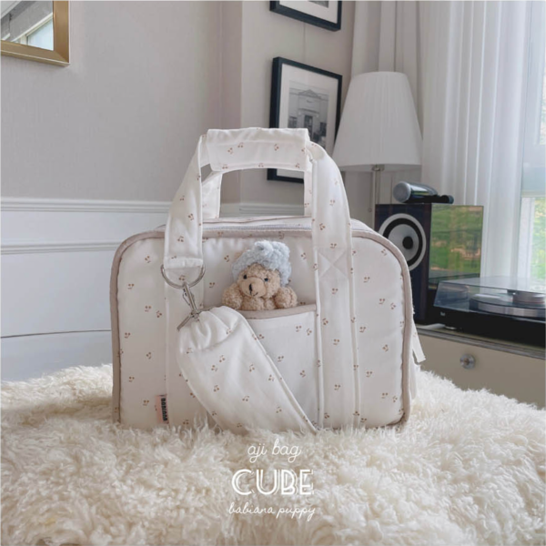 Ajibag Cube Cream & Beige Online Hot Sale