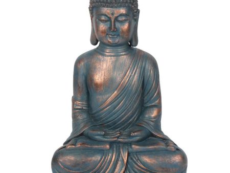 Small Blue Hands in Lap Sitting Buddha For Discount