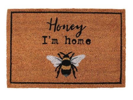 Honey I m Home Natural Doormat Online