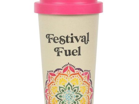 Festival Fuel Mandala Bamboo Eco Travel Mug Hot on Sale