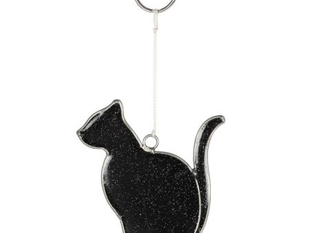 Mystical Black Cat Suncatcher Hot on Sale