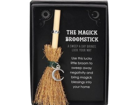 Crescent Moon Mini Magick Broomstick Online