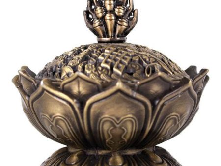 Metal Lotus Incense Cone Holder For Cheap