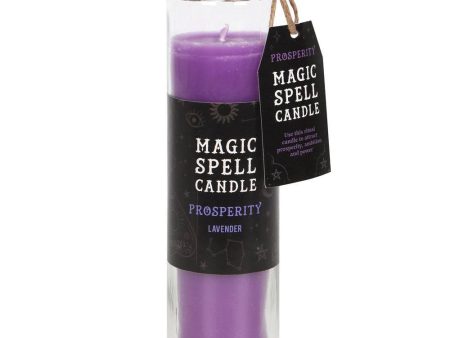 Lavender  Prosperity  Spell Tube Candle Online Sale