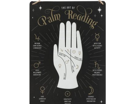 Palm Reading Metal Sign For Discount