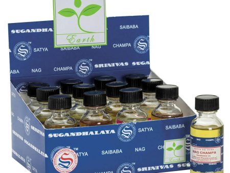 Set of 12 Nag Champa Fragrance Oils by Satya For Discount