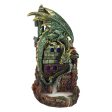 Dragon Castle Glowing Backflow Incense Burner For Cheap