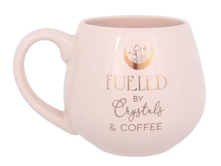 Crystals and Coffee Rounded Mug Cheap