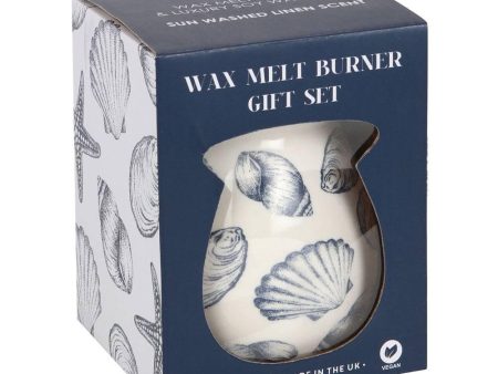 Seashell Wax Melt Burner Gift Set Fashion