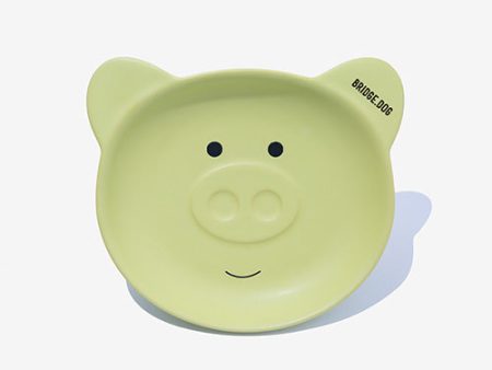 Piggy Dish - Green (Matte) Discount