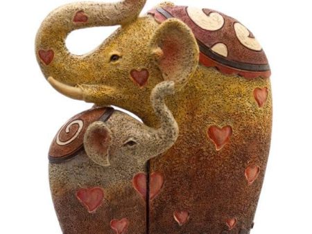 Elephants Resin Ornament Hot on Sale