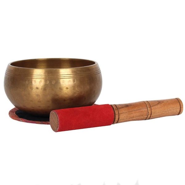 12cm Beaten Brass Singing Bowl Discount