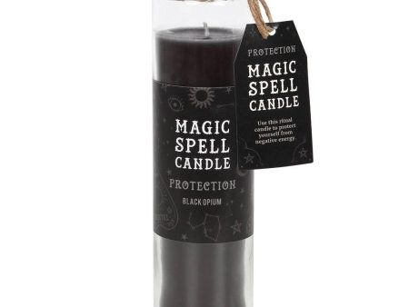 Opium  Protection  Spell Tube Candle Fashion