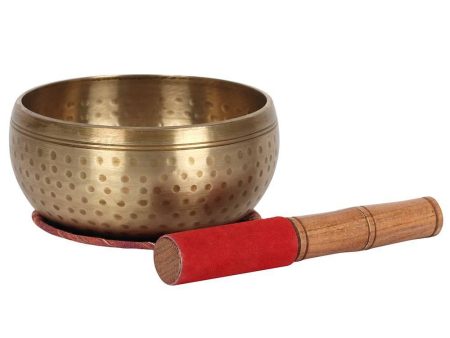 15cm Beaten Brass Singing Bowl Online Hot Sale