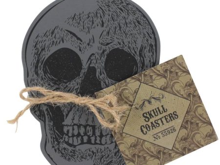 Set Of 4 Skull Coasters Online