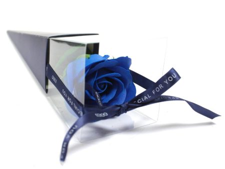 Single Rose - Blue Rose on Sale