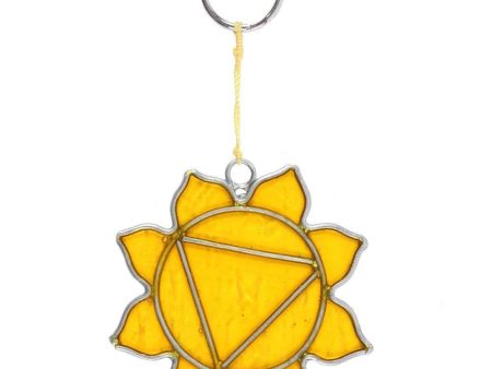 Solar Plexus Chakra Symbol Mini Suncatcher Cheap