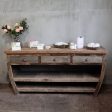 Centerpiece Recycled Wood Table - 180x60x80cm For Discount