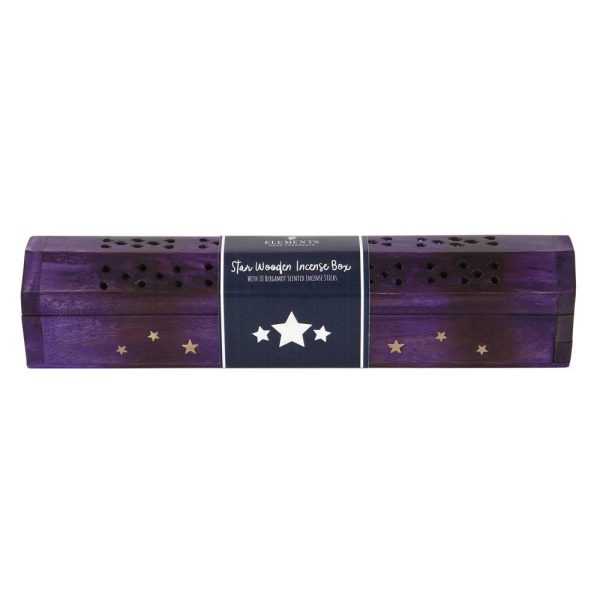 Star Wooden Bergamot Incense Box Set Discount