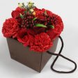 Soap Flower Bouquet - Red Rose & Carnation Supply