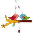 Love Birds On A Branch Suncatcher Online Sale