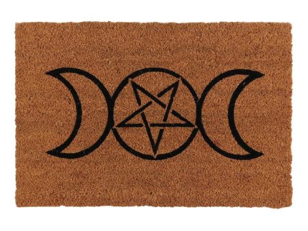 Natural Triple Moon Doormat Supply