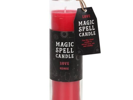 Rose  Love  Spell Tube Candle For Sale