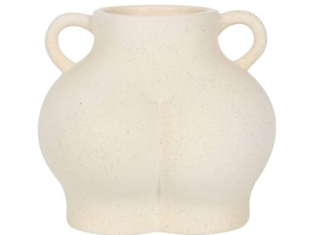 Cream Speckle Bum Plant Pot Cheap