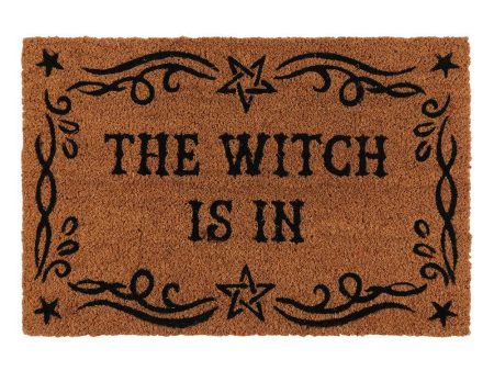 Natural The Witch Is In Doormat For Discount