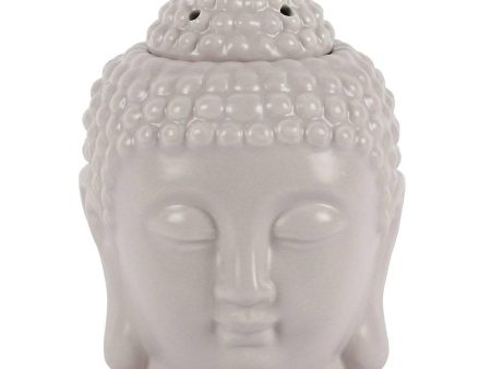 Small Grey Buddha Head Oil Burner For Cheap