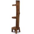 Natural Teak Log Shelve Display 3 Shelves  100cm high Supply